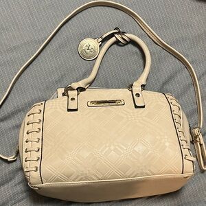 Versace Cream Satchel Bag